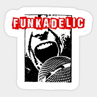 funkadelic scream Sticker